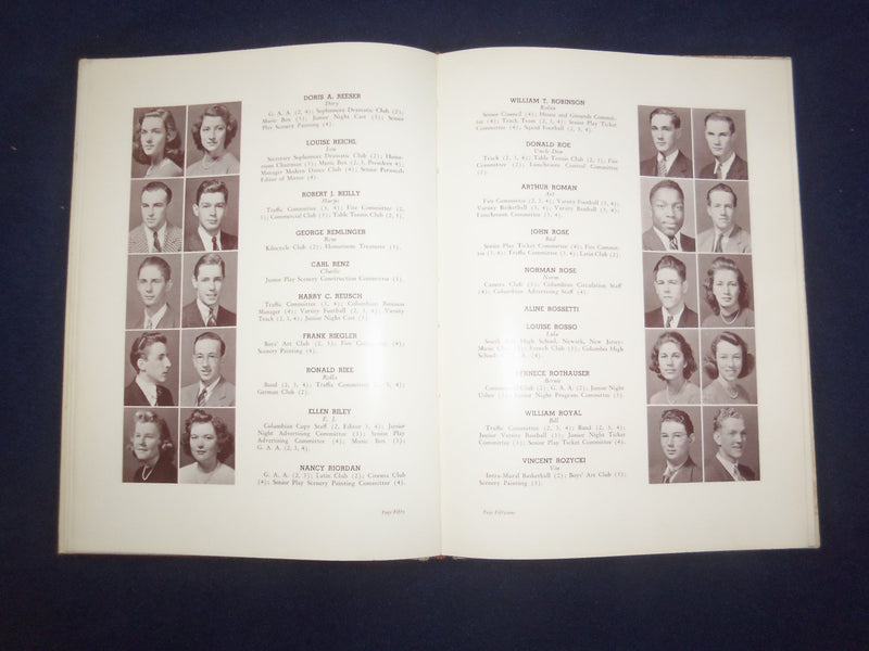 1940 THER MIRROR COLUMBIA HIGH SCHOOL YEARBOOK -S. ORANGE/MAPLEWOOD, NJ- YB 3066