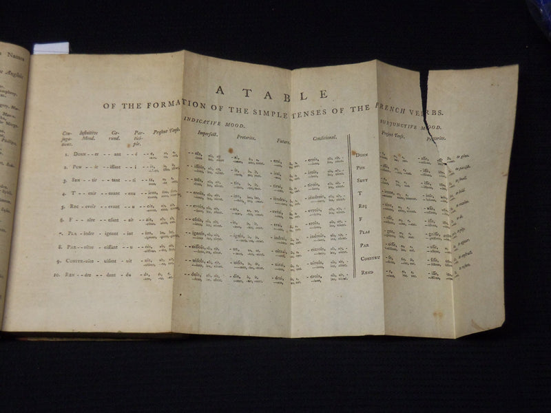 1794 BOYER'S ROYAL DICTIONARY ABRIDGED BY J. C. PRIEUR - VOLUME 1 & 2 - KD 703T