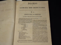 1856 JAN-JUL DIARIO DA CAMARA DOS DEPUTADOS VOLUMES LOT OF 3 - LISBOA - KD 2016K