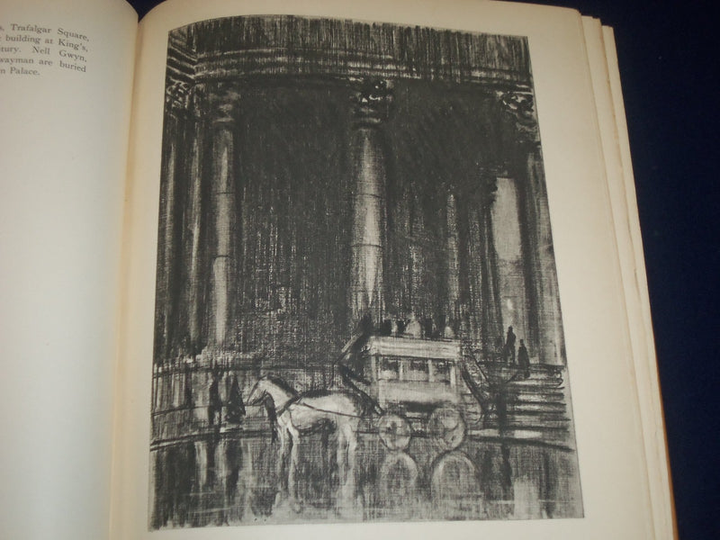 1928 A LONDON REVERIE BOOK BY JOSEPH PENNELL & J. C. SQUIRE - DRAWINGS - KD 2622