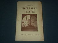 1939 KARTA OVER STOCKHOLMS-TRACKTEN FOLD-OUT MAP - SWEDEN - J 3966