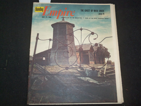 1969 JULY 27 DENVER POST SUNDAY EMPIRE MAGAZINE - VINCE LOMBARDI - NP 8072
