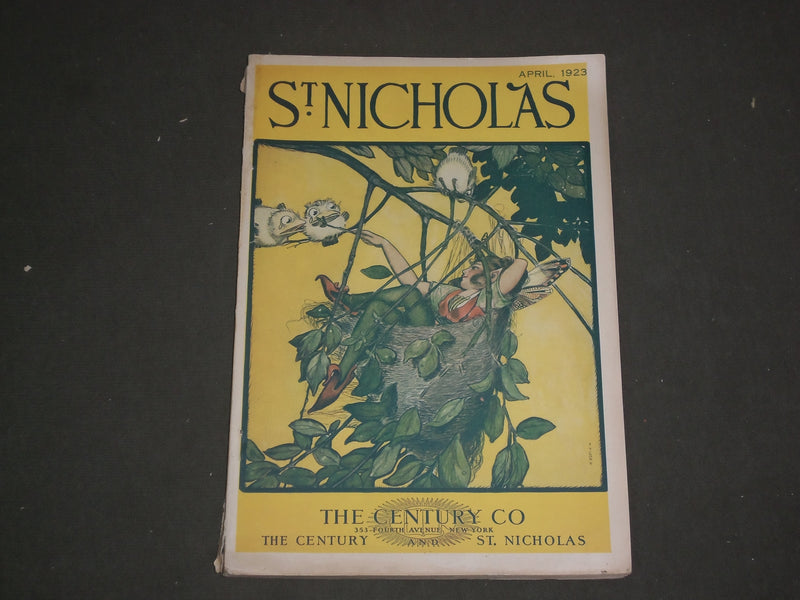 1923 APRIL ST. NICHOLAS MAGAZINE - ILLUSTRATIONS, STORIES & ADS - B 4628