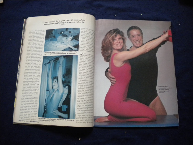 1983 APRIL SPORTSTYLE MAGAZINE- PERMIER- MARGOT KIDDER & JAKE STEINFELD- B 2875H