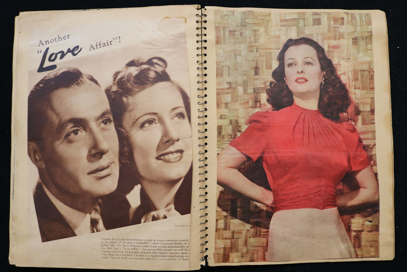 1930'S MOVIE STARS SCRAPBOOK - ANN SHERIDAN - SONJA HENIE - E 24957
