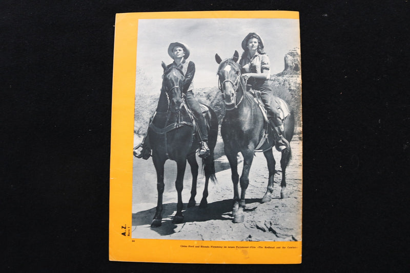 1952 FILM - GERMAN MAGAZINE - YVONNE DE CARLO COVER - E 26057
