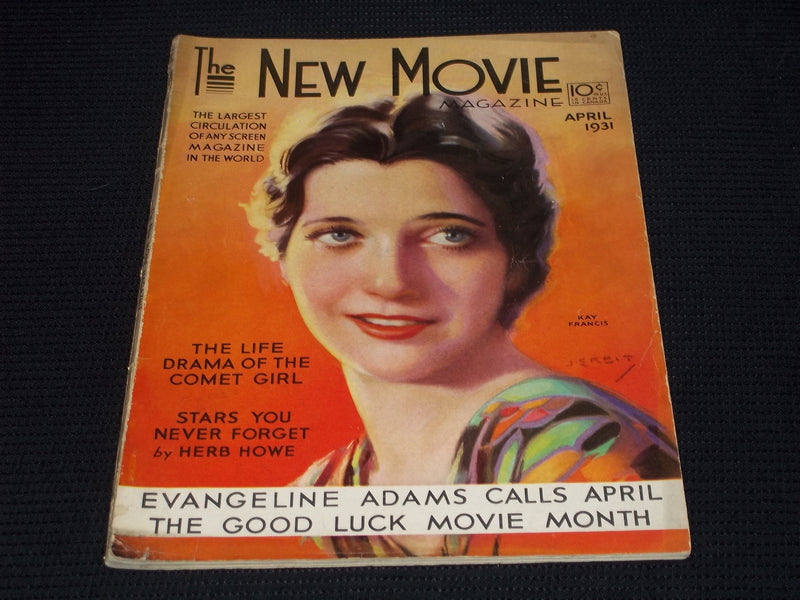 1931 APRIL THE NEW MOVIE MAGAZINE - KAY FRANCIS FRONT COVER - E 17167