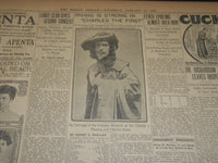1907 JANUARY 17 THE BOSTON HERALD - 1000 KILLED 90,000 HOMELESS KINGSTON- BH 326