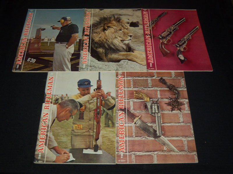 1966 THE AMERICAN RIFLEMAN MAGAZINES LOT OF 11 ISSUES - NICE ADS - WR 104K