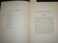 1911 ISLE OF WIGHT BEAUTIFUL BRITAIN HARDCOVER BOOK BY G. E. MITTON - KD 6770