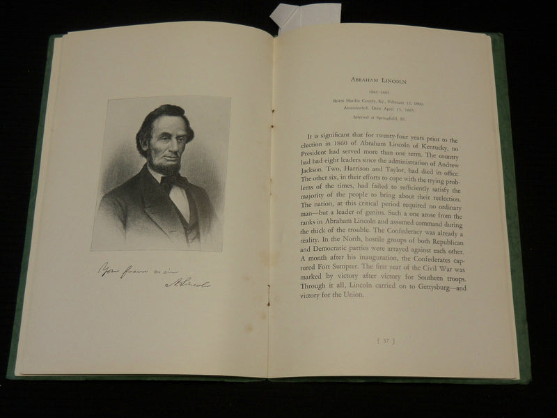 1932 THIRTY ONE PRESIDENTS SOFTCOVER BOOK - EDWARD JEROME VOGELER - J 7077