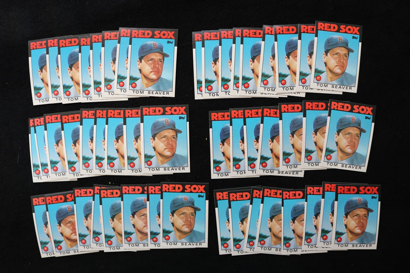 TOM SEAVER 1986 TOPPS BASEBALL CARDS - CARD #101T - NM-MT - LOT OF 50 - #222