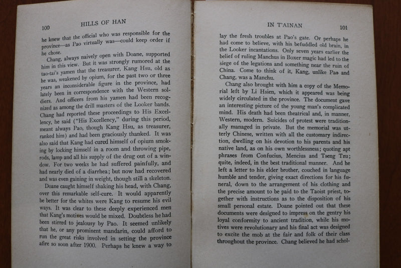 1920 HILLS OF HAN HARDCOVER BOOK BY SAMUEL MERWIN - KD 9603