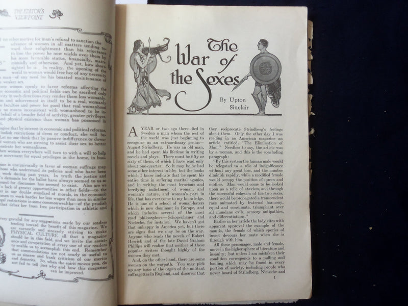 1914 JANUARY PHYSICAL CULTURE MAGAZINE-FACIAL EXERCISE & POSSIBILITIES -SP 1534H