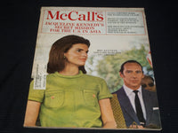 1968 JUNE MCCALL'S MAGAZINE - JACKIE KENNEDY FRONT COVER - E 1165