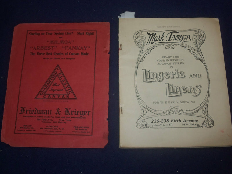 1910 DECEMBER CRERAND'S CLOAK JOURNAL - J 6010