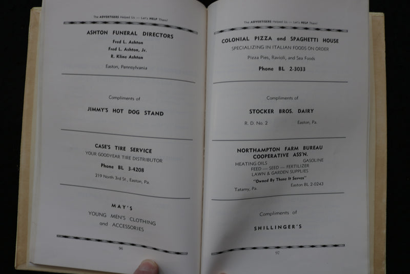 1961 WOLF JUNIOR HIGH SCHOOL YEARBOOK - EASTON, PENNSYLVANIA - YB 3497