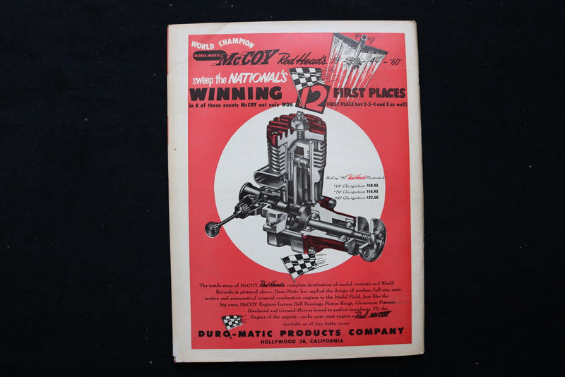 1950 DECEMBER AIR TRAILS MAGAZINE - CHRISTMAS GIFT SECTION COVER - SP 4184F