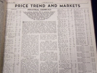 1931 OCT-DEC CHEMICALS MAGAZINE BOUND VOLUME PRICE TRENDS IMPORTS ADS - KD 663