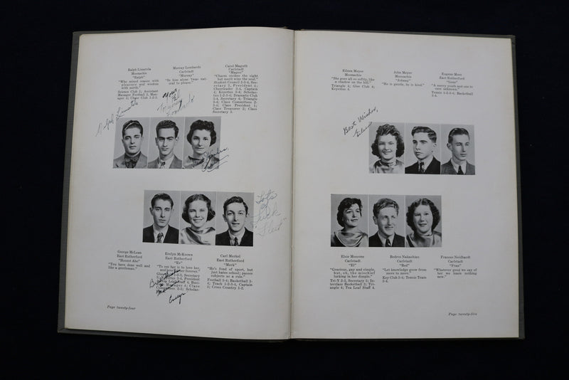 1938 TEA LEAF EAST RUTHERFORD HIGH SCHOOL YEARBOOK- EAST RUTHERFORD, NJ- YB 3454