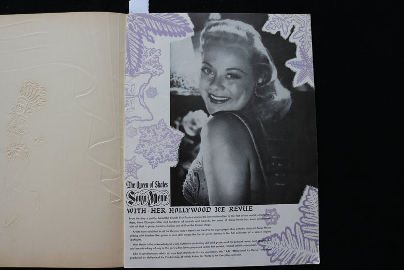 1942-1948 SONJA HEINE HOLLYWOOD ICE REVUE PROGRAMS - LOT OF 4 - K 2249