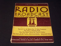 1929 JULY RADIO BROADCAST MAGAZINE - A.C. VS. BATTERY SET FRONT COVER - E 6276