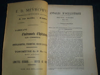 1910-1919 ANNALES D'OCULISTIQUE MAGAZINE LOT OF 60 + 4 VOLUMES - R 1106