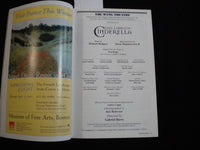 2003 CINDERELLA PLAYBILL - 21 SIGNATURES - J 8258
