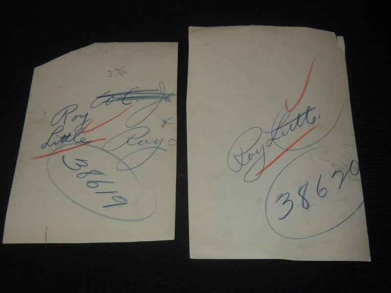ROY LITTLE PUBLICITY PHOTOS LOT OF 2 - #144