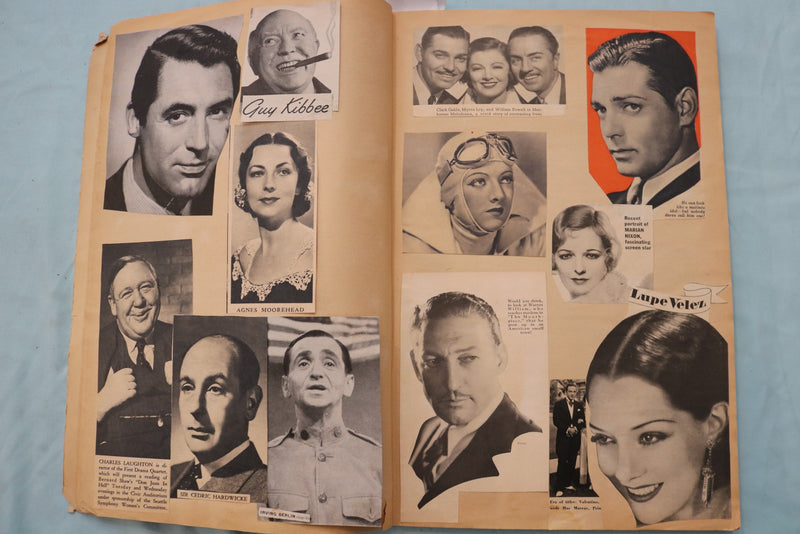 1930'S-1940'S MOVIE STAR SCRAPBOOK - LOADED - E 26493