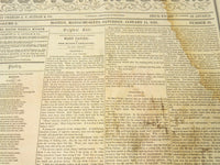 1851 JANUARY 11 THE BOSTON MUSEUM NEWSPAPER - TENNYSON - BARNUM - NP 9036