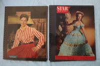 HOLLYWOOD MOVIE STAR SCRAPBOOK PAGES - 200+ PAGES AND 3 EMPTY ALBUMS - E 26488