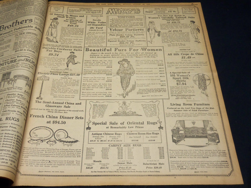 1920 AUGUST 29 NEW YORK TIMES - COX STIRS ENTHUSIASM SPEAKS TWICE - NT 8564