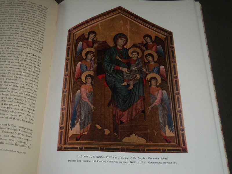 1951 ART TREASURES OF THE LOUVRE BY RENE HUYGHE HARDCOVER BOOK - KD 4022