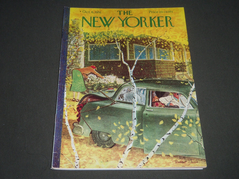 1951 OCTOBER 6 THE NEW YORKER MAGAZINE - ILLUSTRATED COVER - NY 145