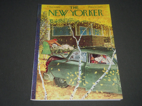 1951 OCTOBER 6 THE NEW YORKER MAGAZINE - ILLUSTRATED COVER - NY 145