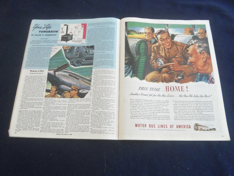 1945 JUNE 9 COLLIER'S MAGAZINE - DANGER AHEAD IN GERMANY - ST 1115J
