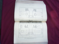 1929 JAN-DEC THE BUILDER U. K. MAGAZINE BOUND VOLUMES - 2 VOLS - FOLD OUTS- C 63