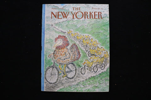 1987 JUNE 15 NEW YORKER MAGAZINE - GREAT ILLUSTRATED COVER - NY 3285