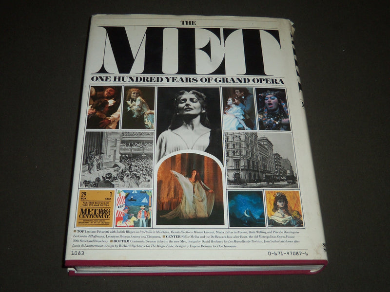 1983 THE MET BY MARTIN MAYER HARDCOVER BOOK - GREAT PHOTOS - I 925
