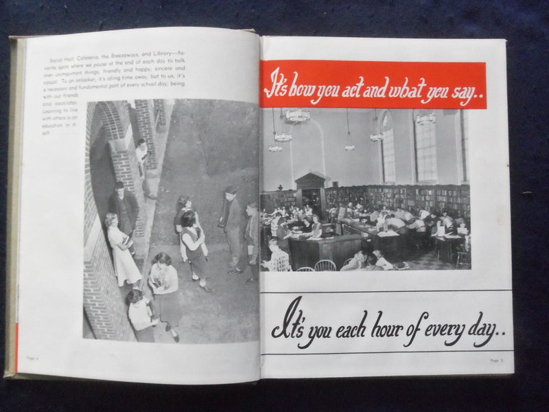 1951 PIERIAN RICHMOND HIGH SCHOOL YEARBOOK - RICHMOND, INDIANA - YB 1926N