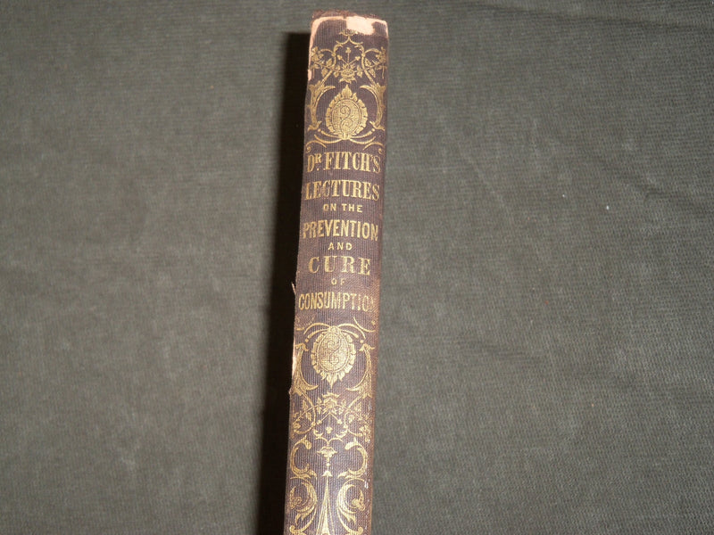 1848 SIX LECTURES ON USES OF THE LUNGS BOOK BY SAMUEL SHELDON FITCH - KD 5159