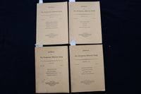 1951-1952 PRESBYTERIAN HISTORICAL SOCIETY BULLETIN - LOT OF 4 - O 3401