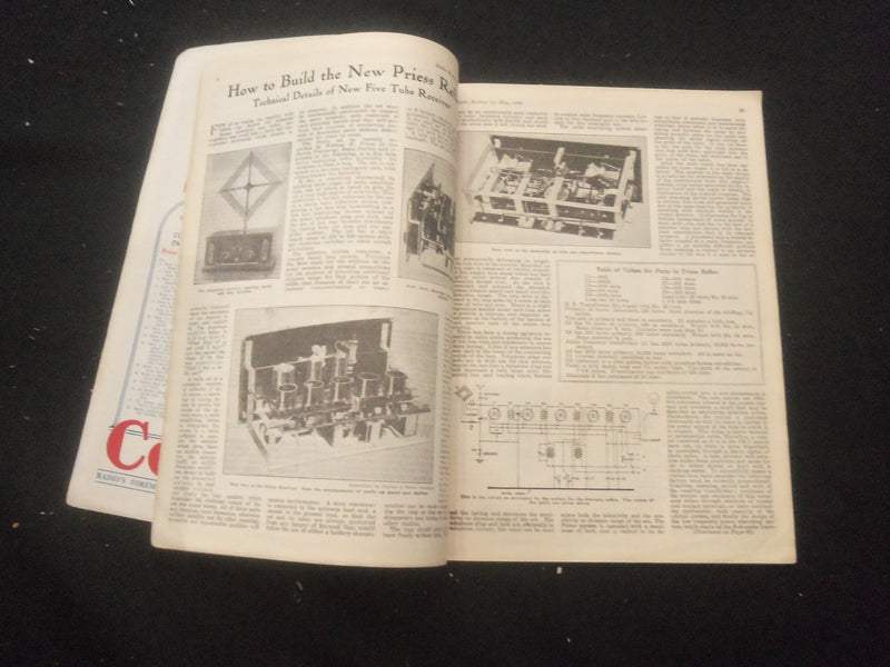 1925 MAY RADIO REVIEW MAGAZINE - VOLUME 1, NUMBER 1 - B 433X