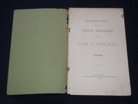 1883-1887 TOWN OF ROCKLAND ANNUAL REPORTS LOT OF 4 ISSUES - J 7260