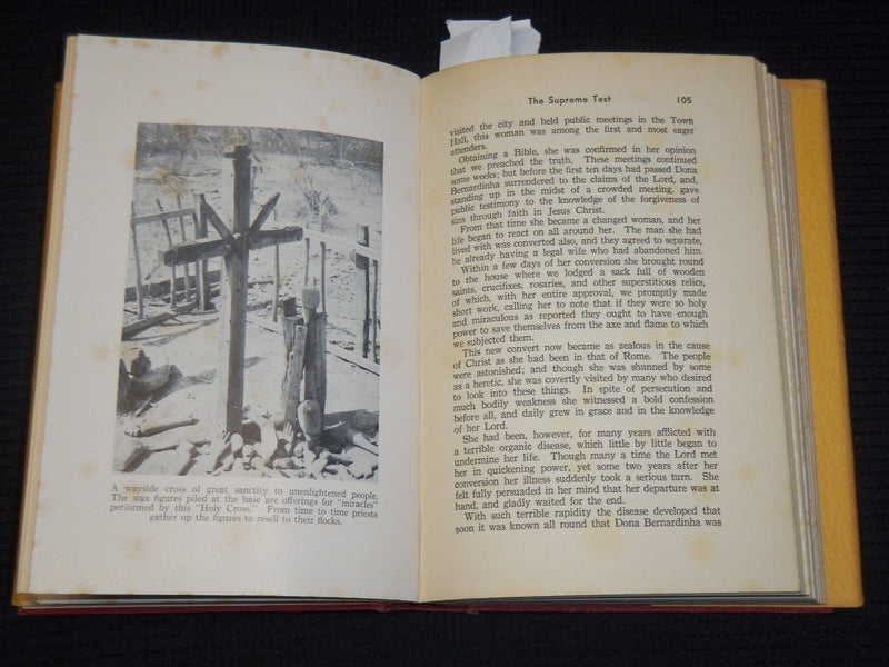 19943 ADVENTURES WITH THE BIBLE IN BRAZIL BOOK BY FREDERICK GLASS - KD 9399