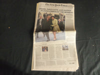 2009 JANUARY 21 NEW YORK TIMES NEWSPAPER BARACK OBAMA TAKES SWORN IN - NP 727