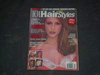 2002 JANUARY 101 CELEBRITY HAIRSTYLES MAGAZINE - ALYSSA MILANO COVER - B 574