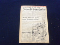 1958 JULY 22 BOSTON DAILY RECORD NEWSPAPER - CHALLENGE BY U.S. - NP 6362