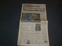 2001 SEPTEMBER 24 THE STAR-LEDGER NEWSPAPER - THEY KNOW WHERE HE IS - NP 3481
